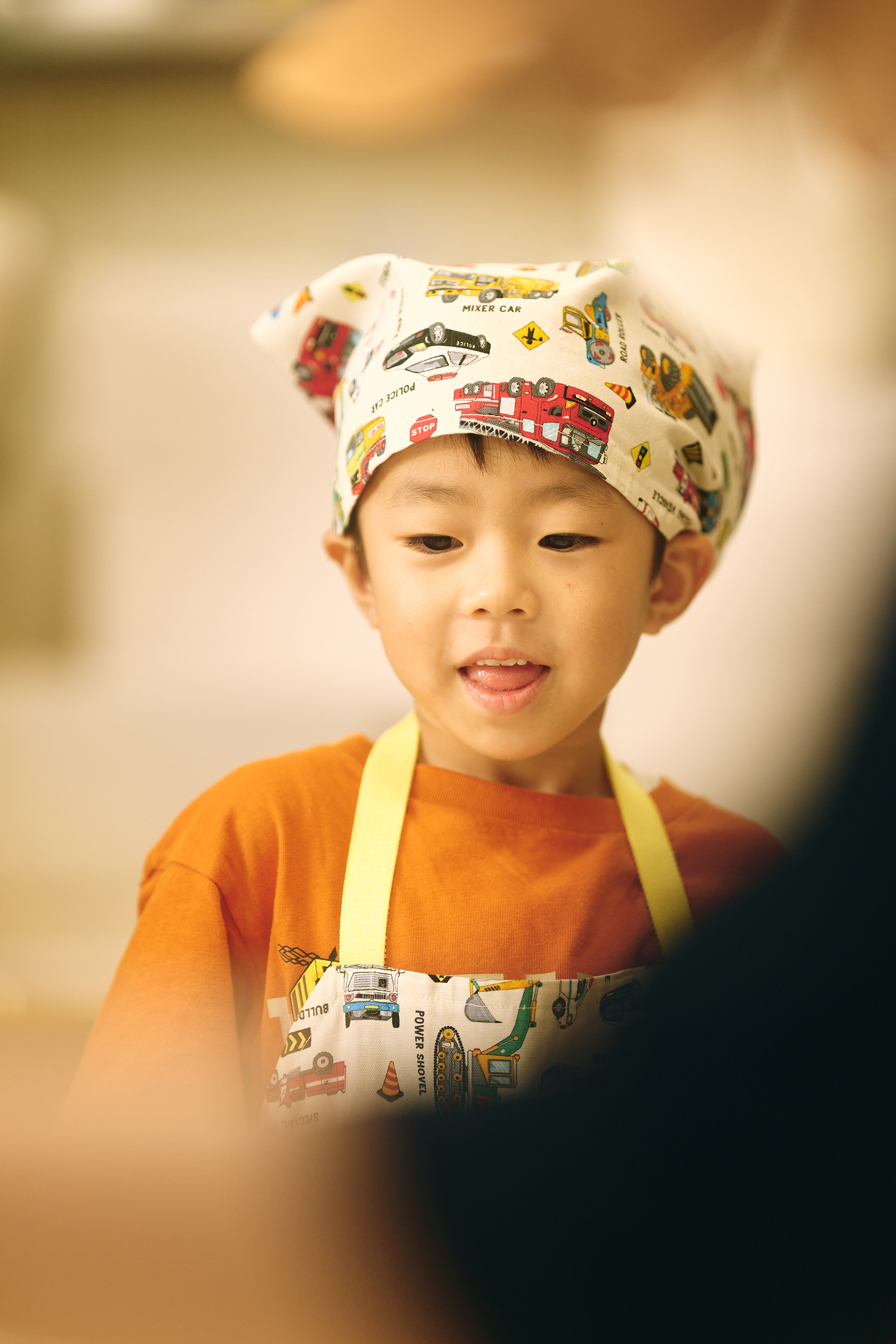 こどもお菓子教室で笑顔を見せる子どもたち 6