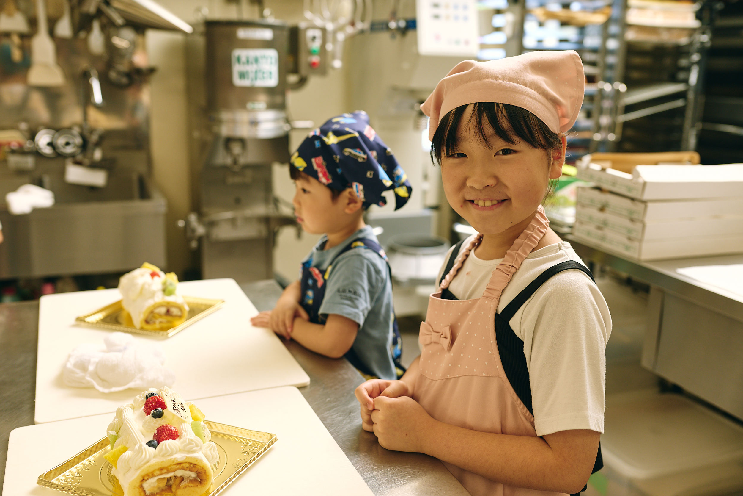 こどもお菓子教室で笑顔を見せる子どもたち 9